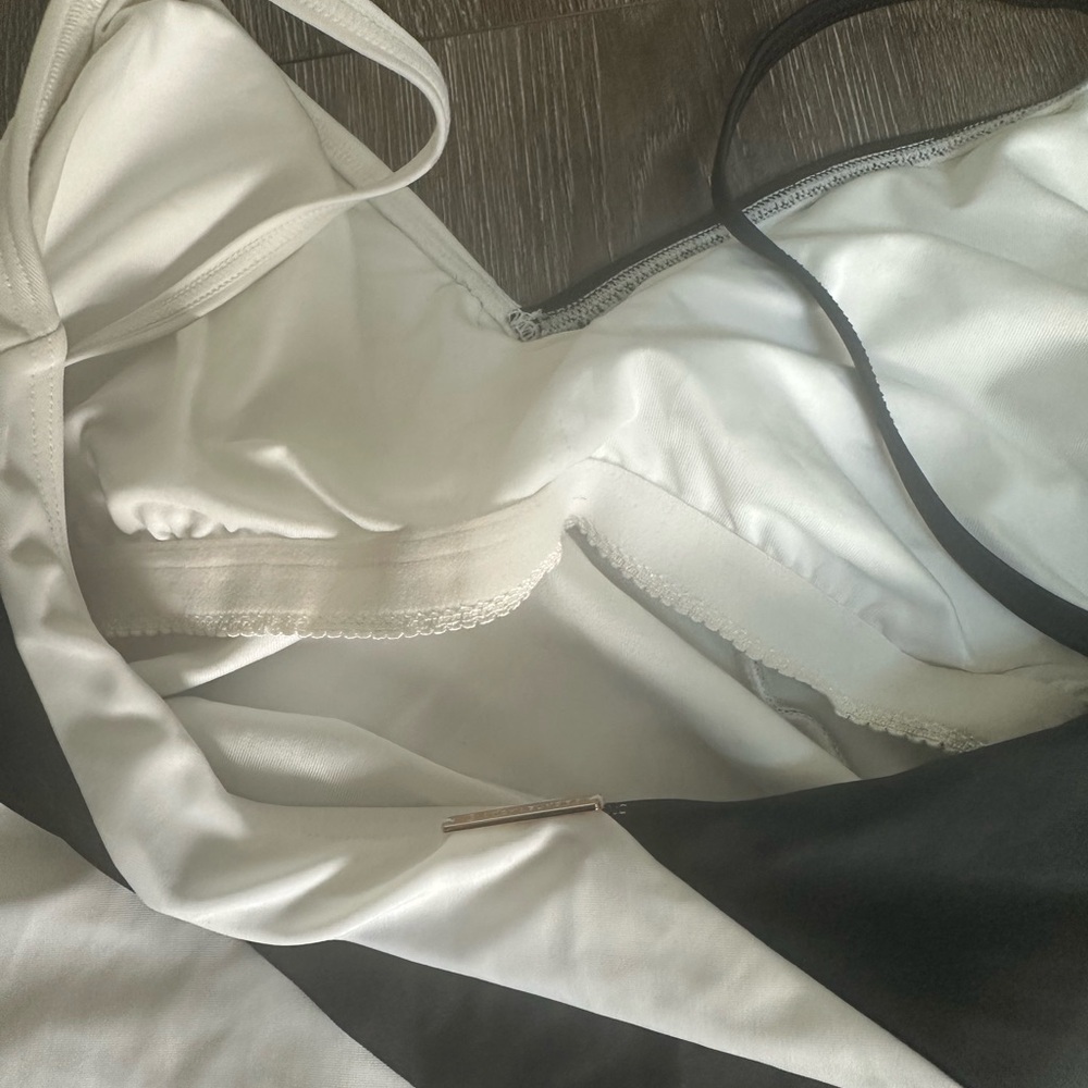 MICHAEL Michael Kors Black and White One Piece Swimsuit - Picture 4 of 7